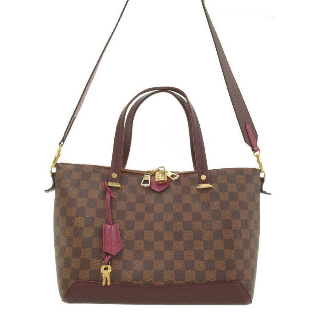 Louis Vuitton Damier Ebene Brown Hyde Park Bag